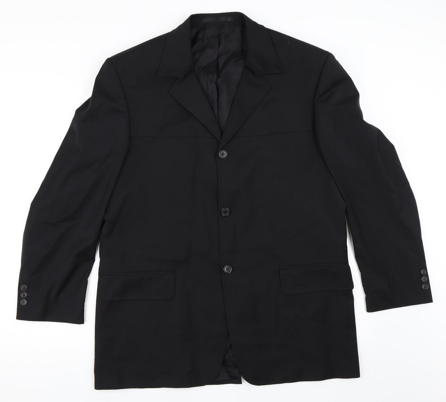 Preworn Mens Black   Jacket Blazer Size 40