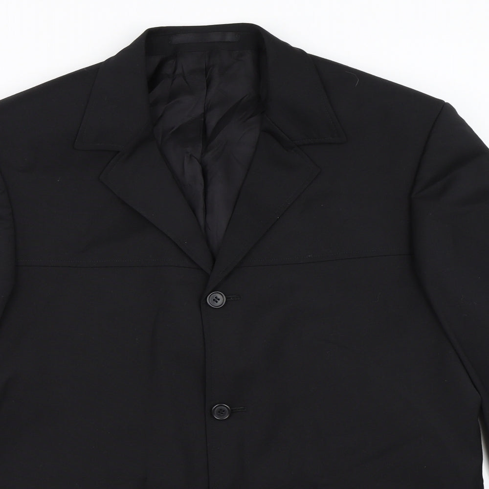 Preworn Mens Black   Jacket Blazer Size 40