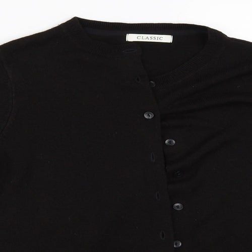 Marks and Spencer Womens Black   Cardigan Jumper Size 10