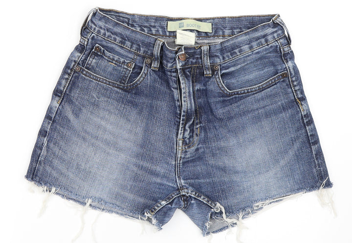 Gap Womens Blue Denim Cut-Off Shorts Size 30 in