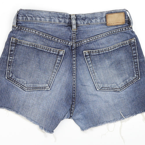 Gap Womens Blue  Denim Cut-Off Shorts Size 30 in