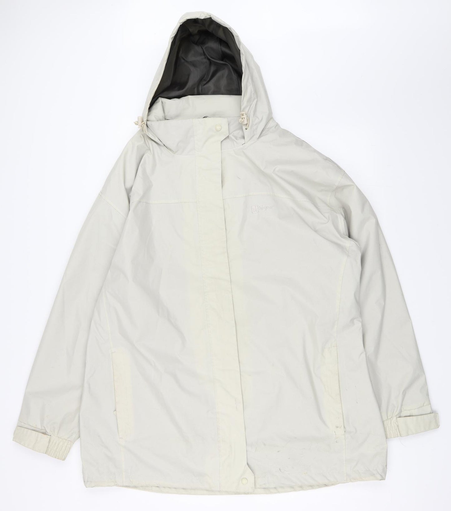 Hi Gear Womens Beige   Rain Coat Coat Size 22