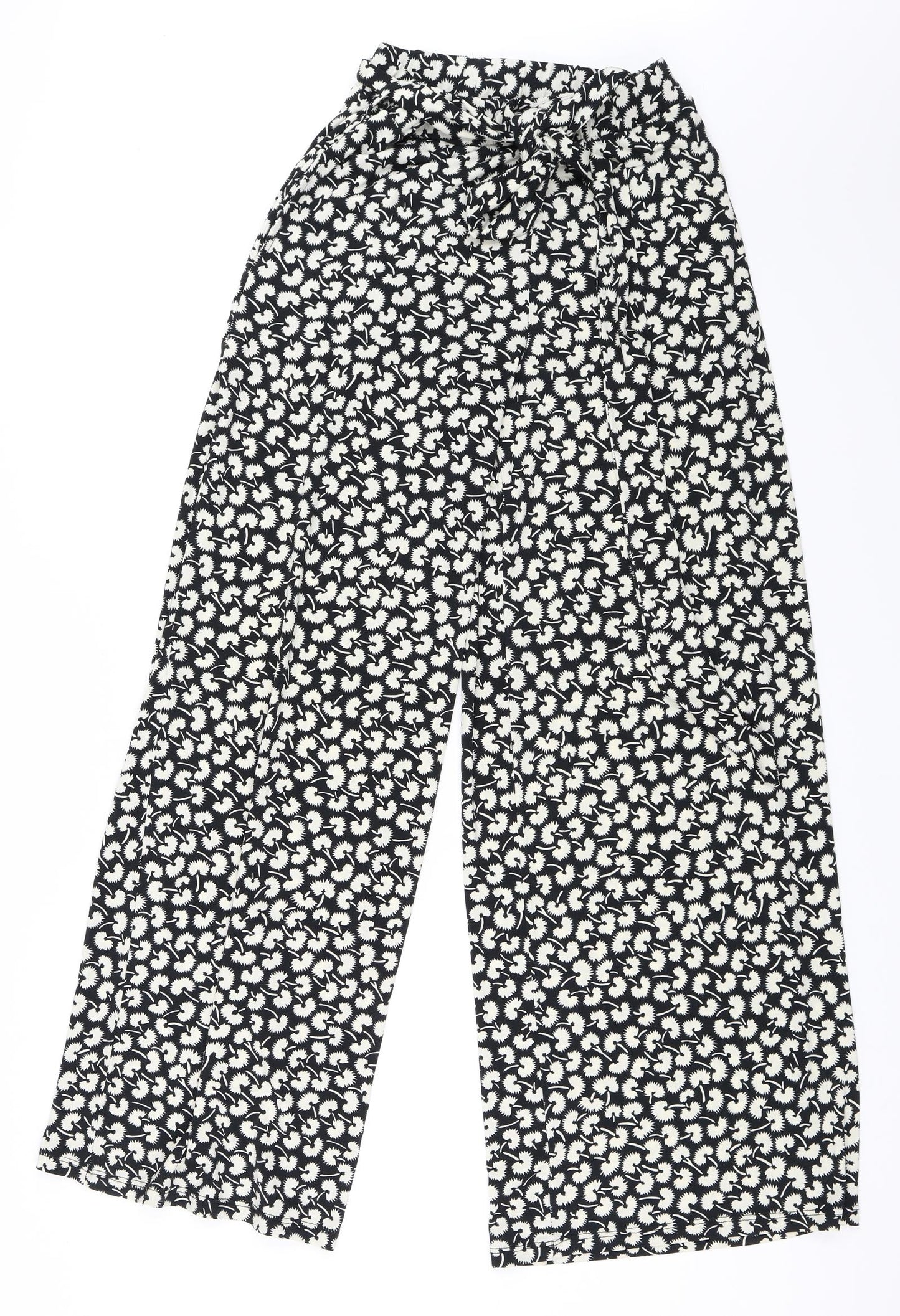 Warehouse Womens Black   Trousers  Size 8 L30 in