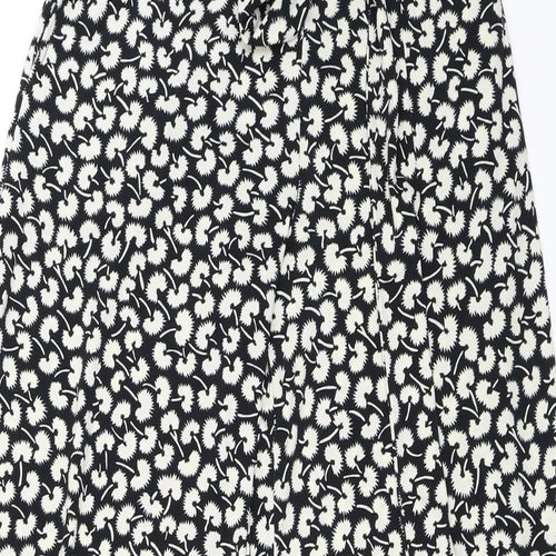 Warehouse Womens Black   Trousers  Size 8 L30 in