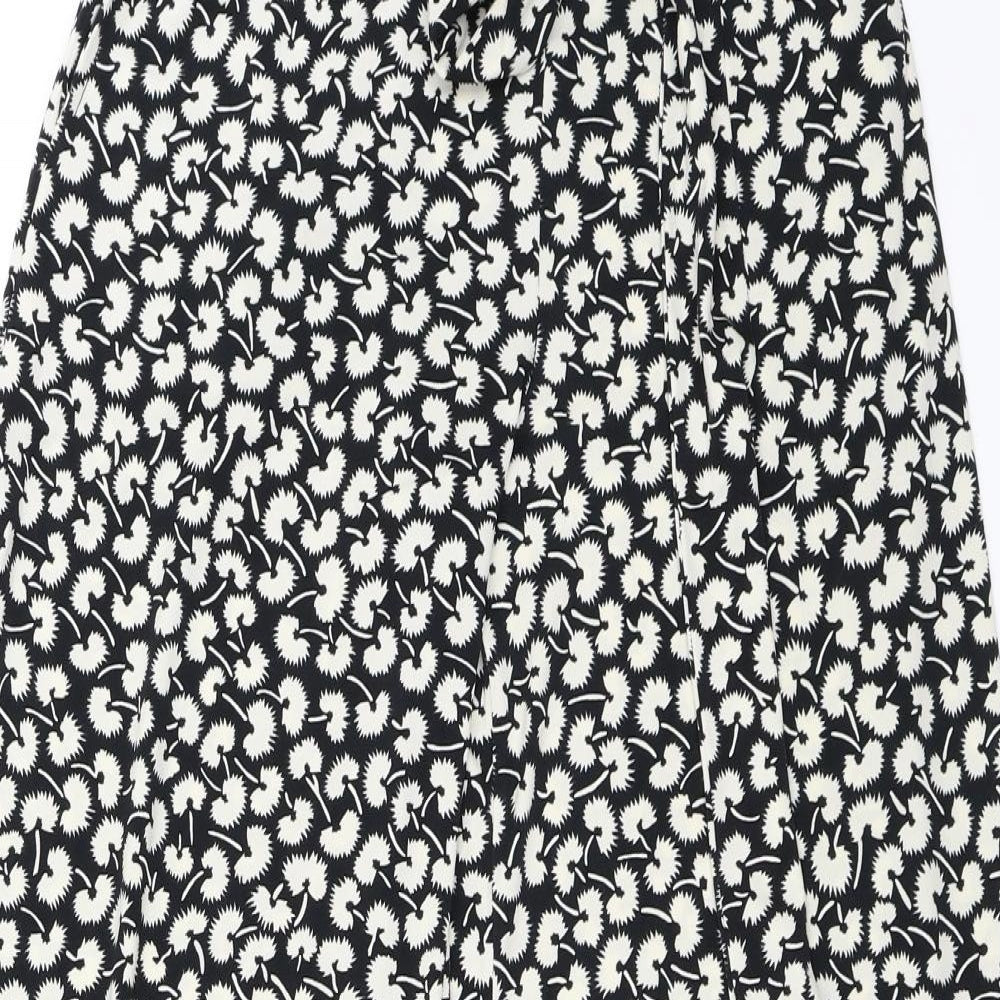 Warehouse Womens Black   Trousers  Size 8 L30 in