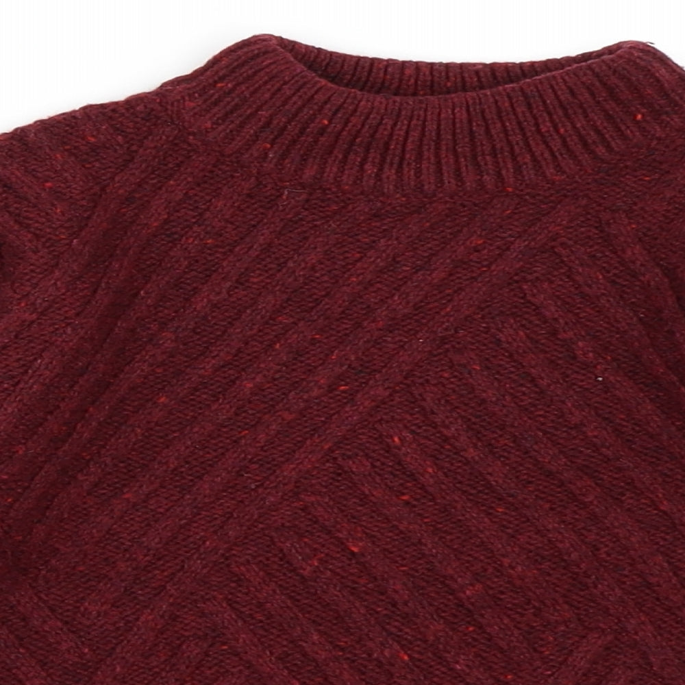 NEXT Boys Red   Pullover Jumper Size 4 Years