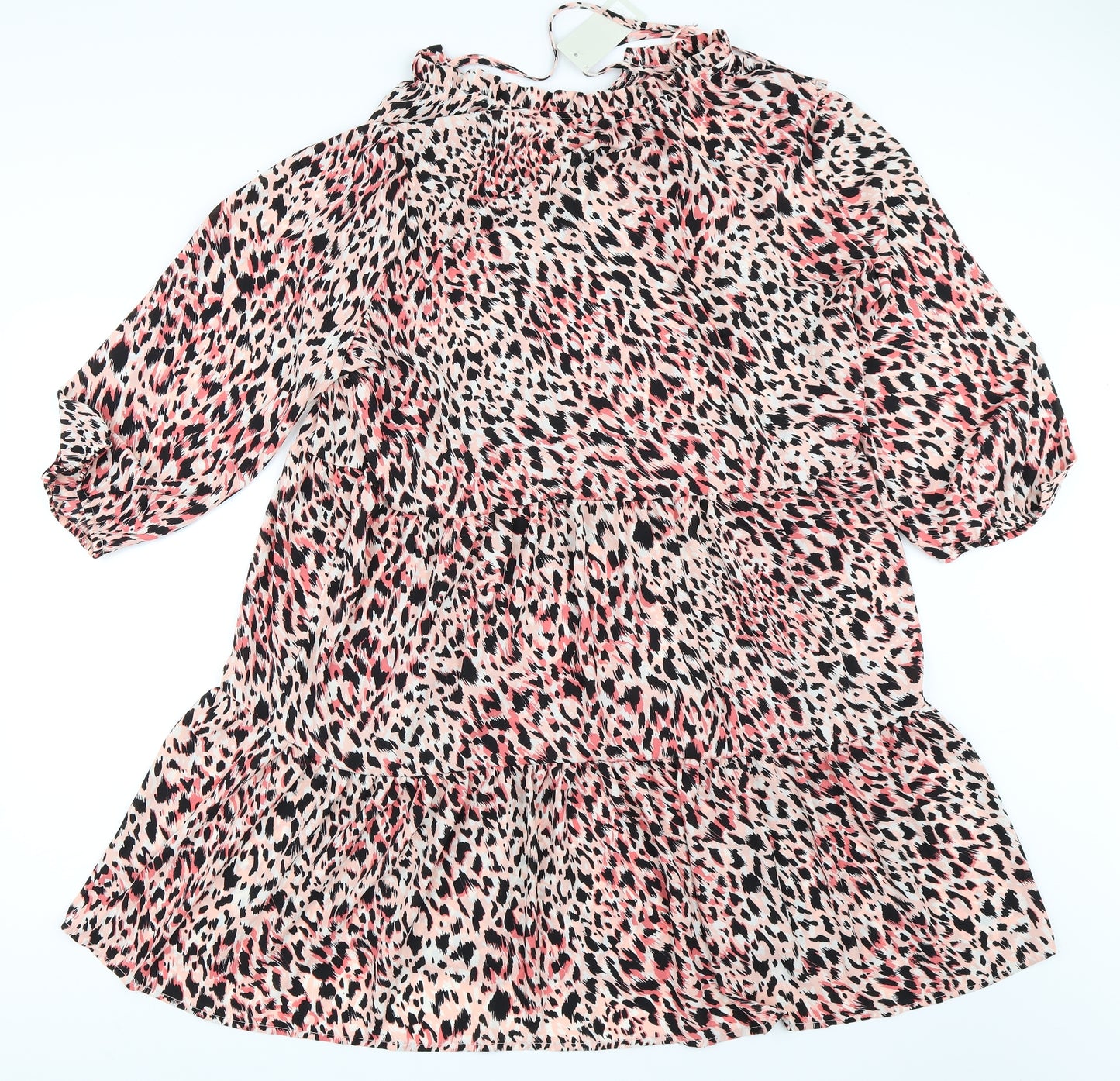 George Womens Pink Animal Print  Trapeze & Swing  Size 22