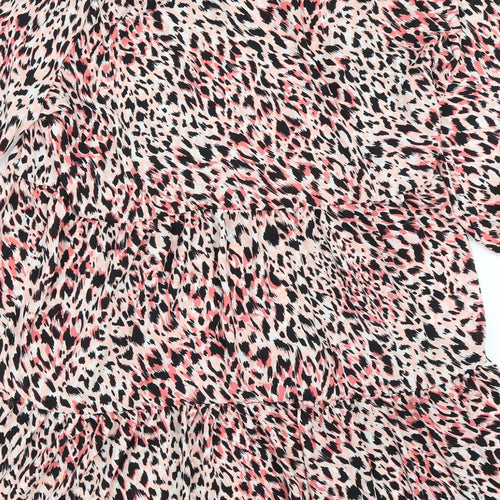 George Womens Pink Animal Print  Trapeze & Swing  Size 22