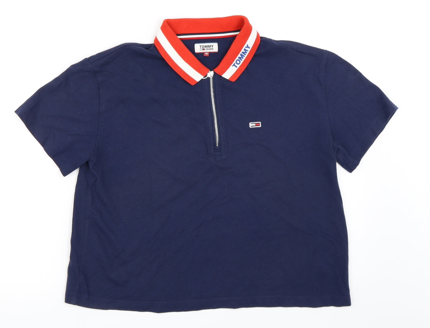 Tommy Hilfiger Womens Blue   Basic Polo Size M