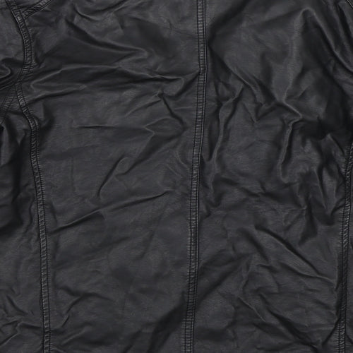 Brave Soul Mens Black   Jacket Coat Size M