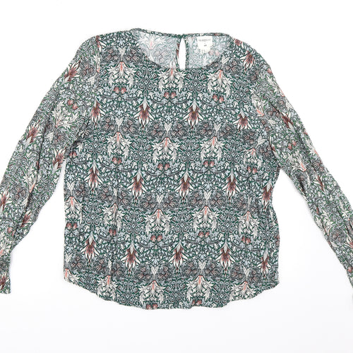 H&M Womens Green   Basic Blouse Size 42