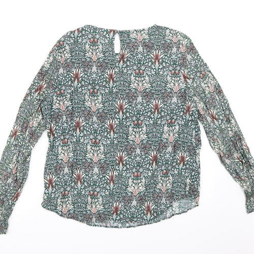 H&M Womens Green   Basic Blouse Size 42