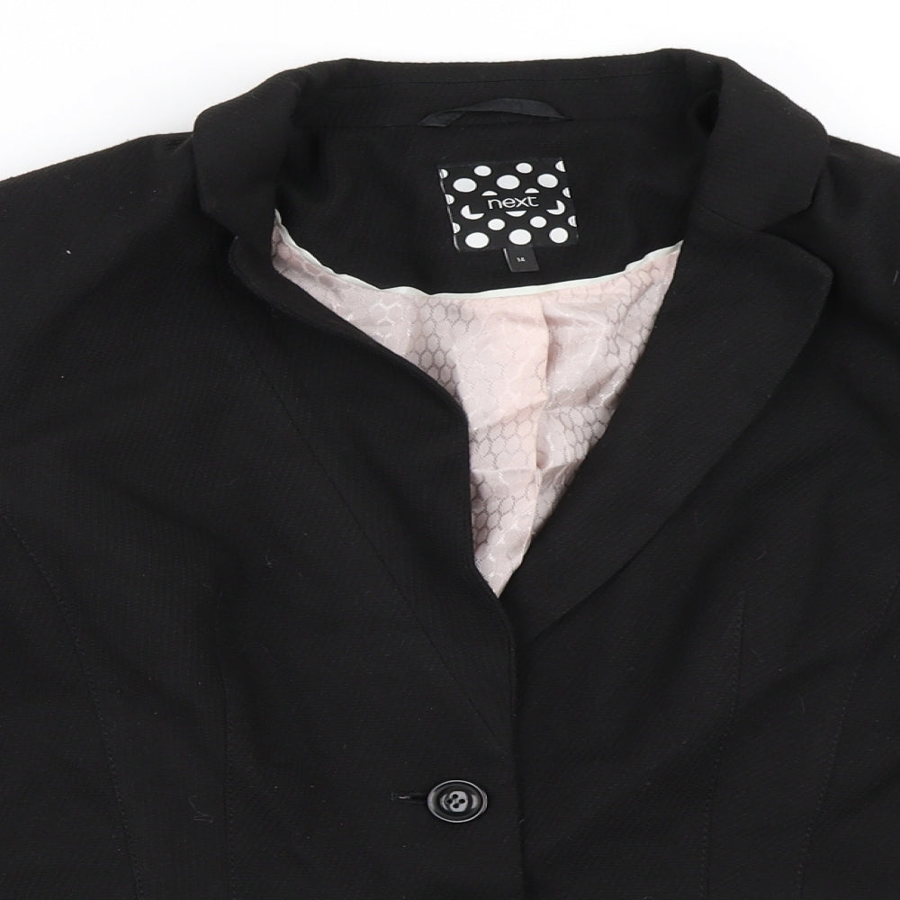 NEXT Womens Black   Jacket Blazer Size 14