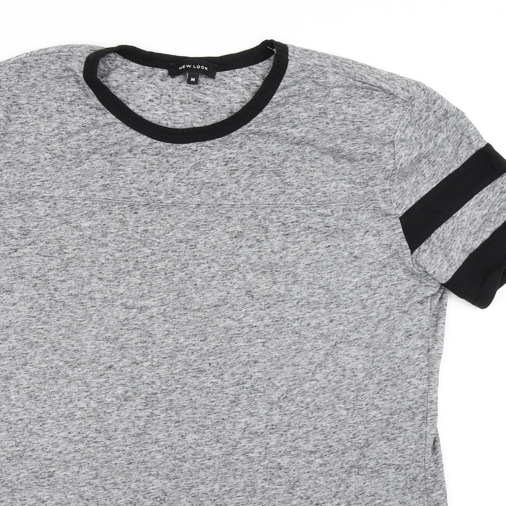 New Look Mens Grey    T-Shirt Size M