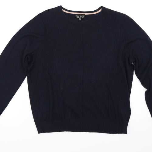 Topshop Womens Blue   Basic Polo Size 14