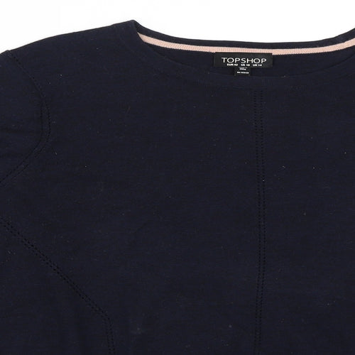 Topshop Womens Blue   Basic Polo Size 14