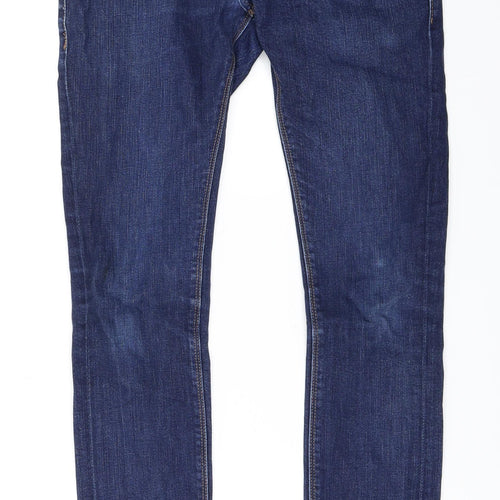 Preworn Womens Blue  Denim Skinny Jeans Size 28 in L32 in