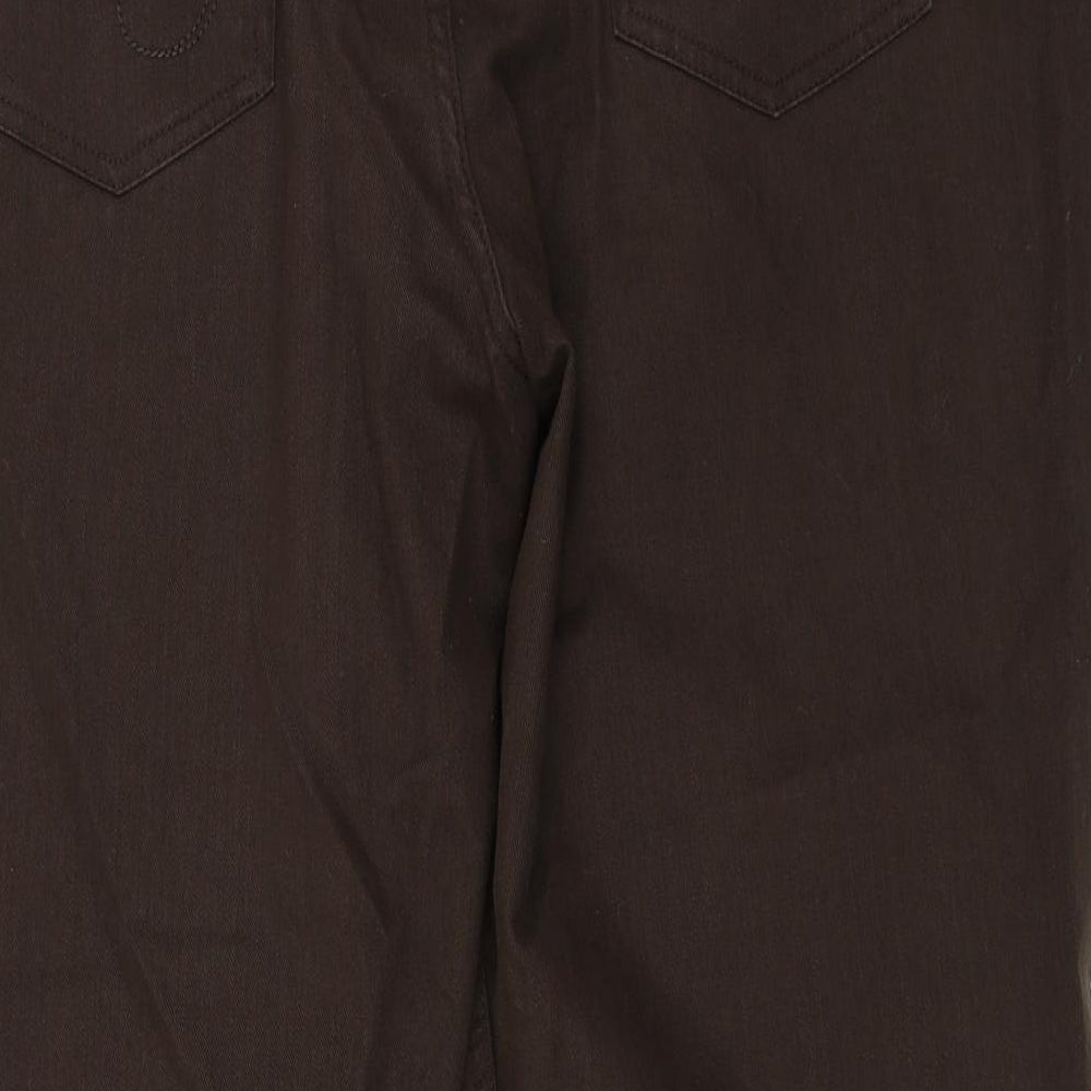 George Womens Brown  Denim Bootcut Jeans Size 24 L28 in