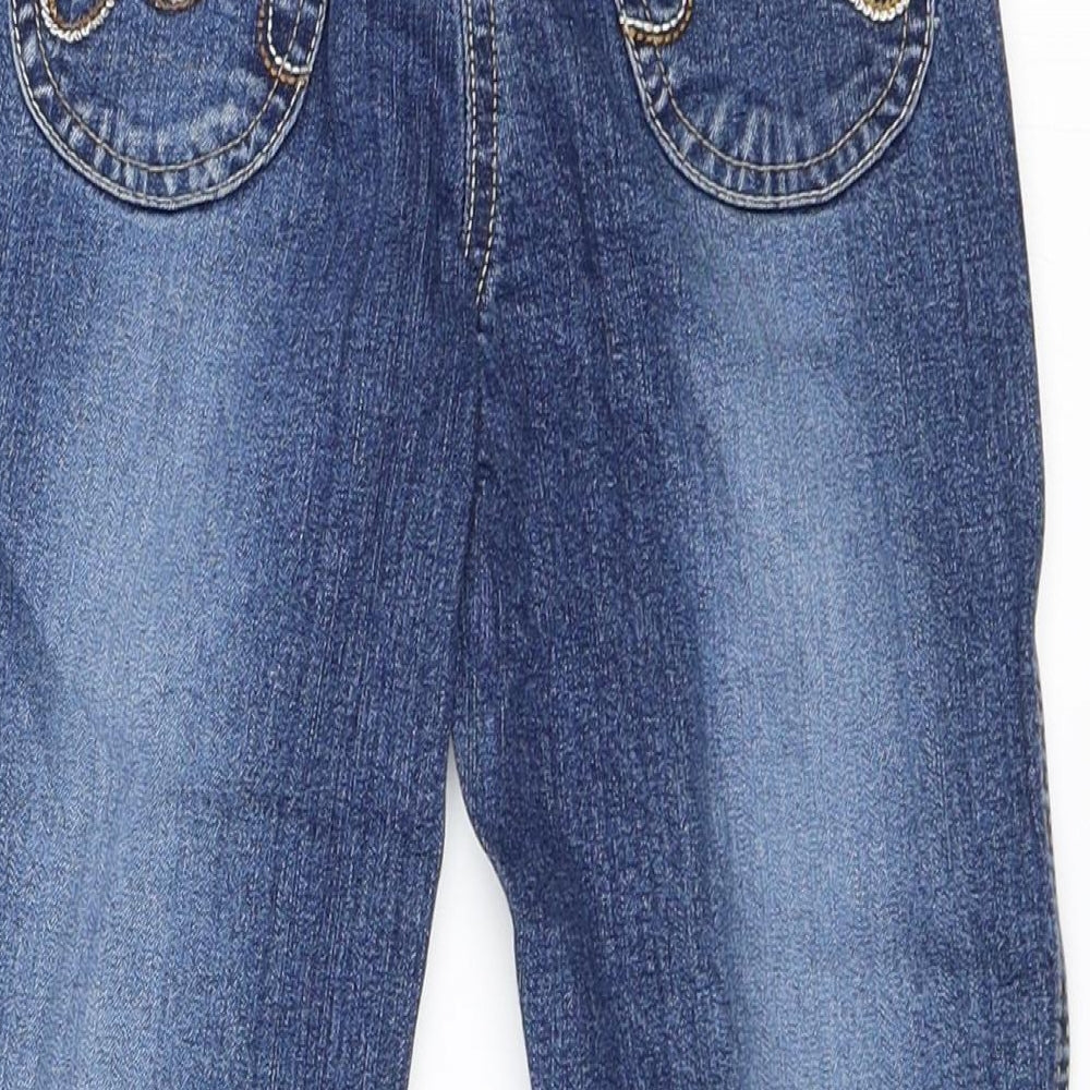 George Boys Blue  Denim Straight Jeans Size 4-5 Years