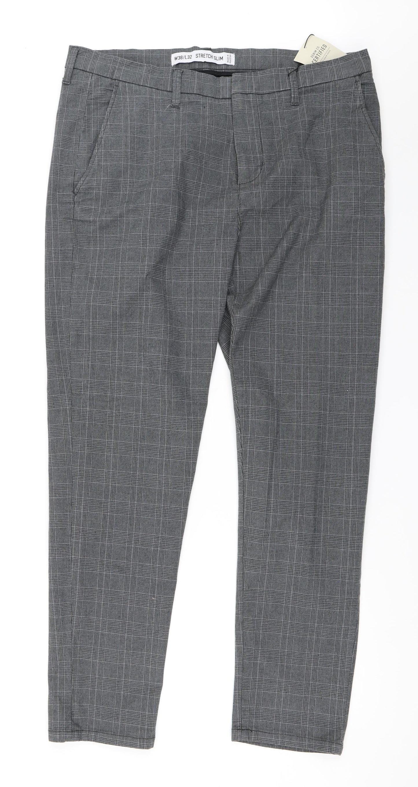 Primark Mens Grey   Trousers  Size 38 in L32 in