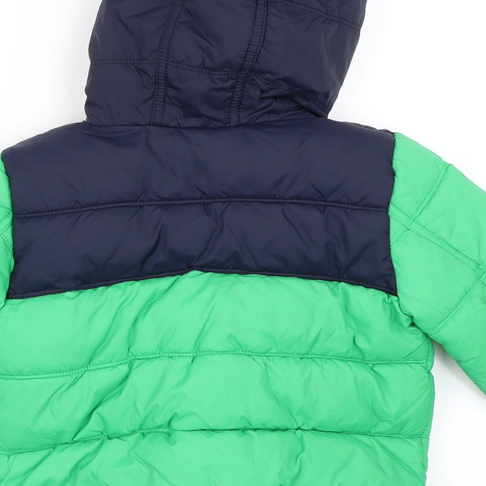NEXT Boys Green   Puffer Jacket Coat Size 18-24 Months