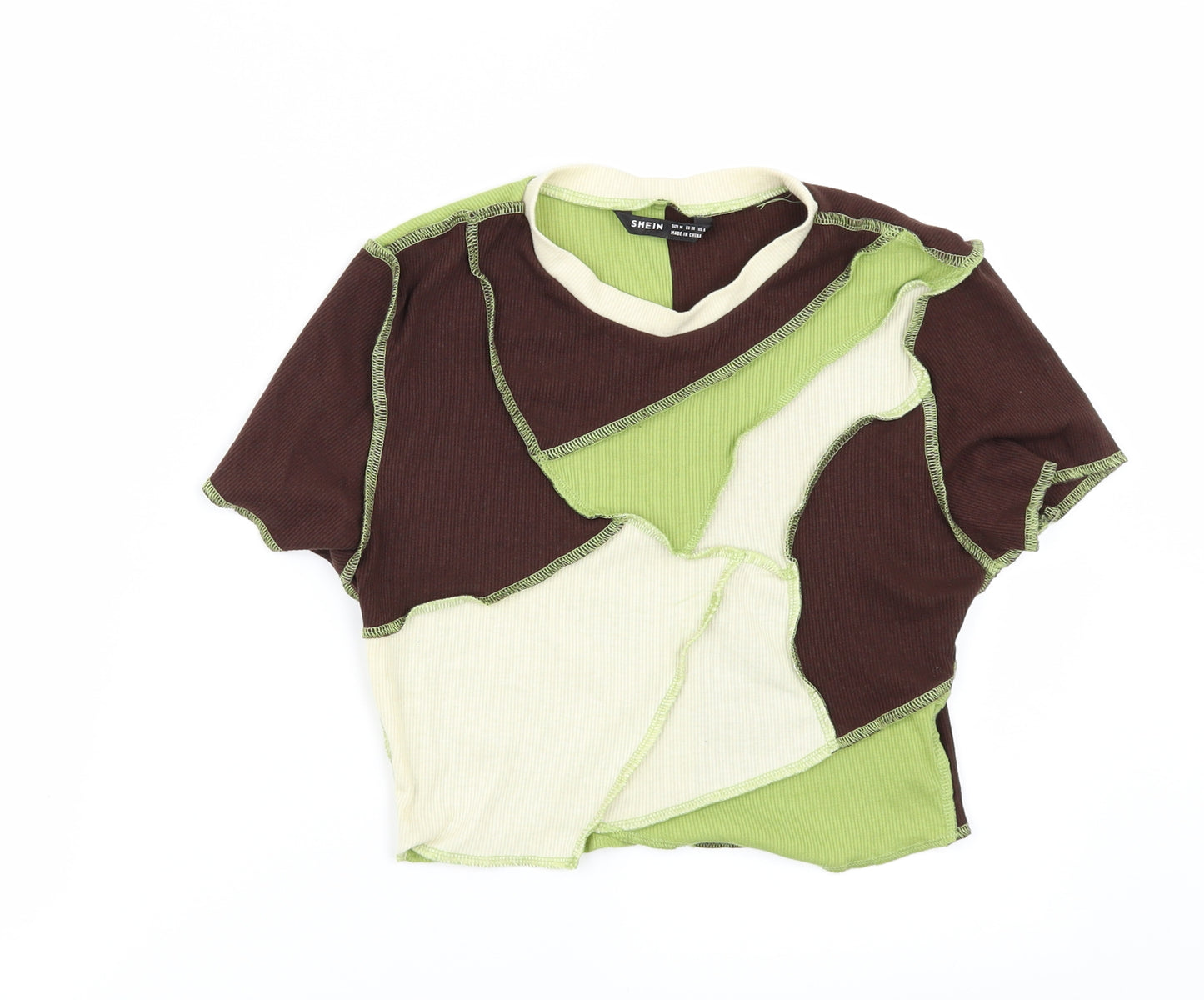 SheIn Womens Brown    T-Shirt Size M