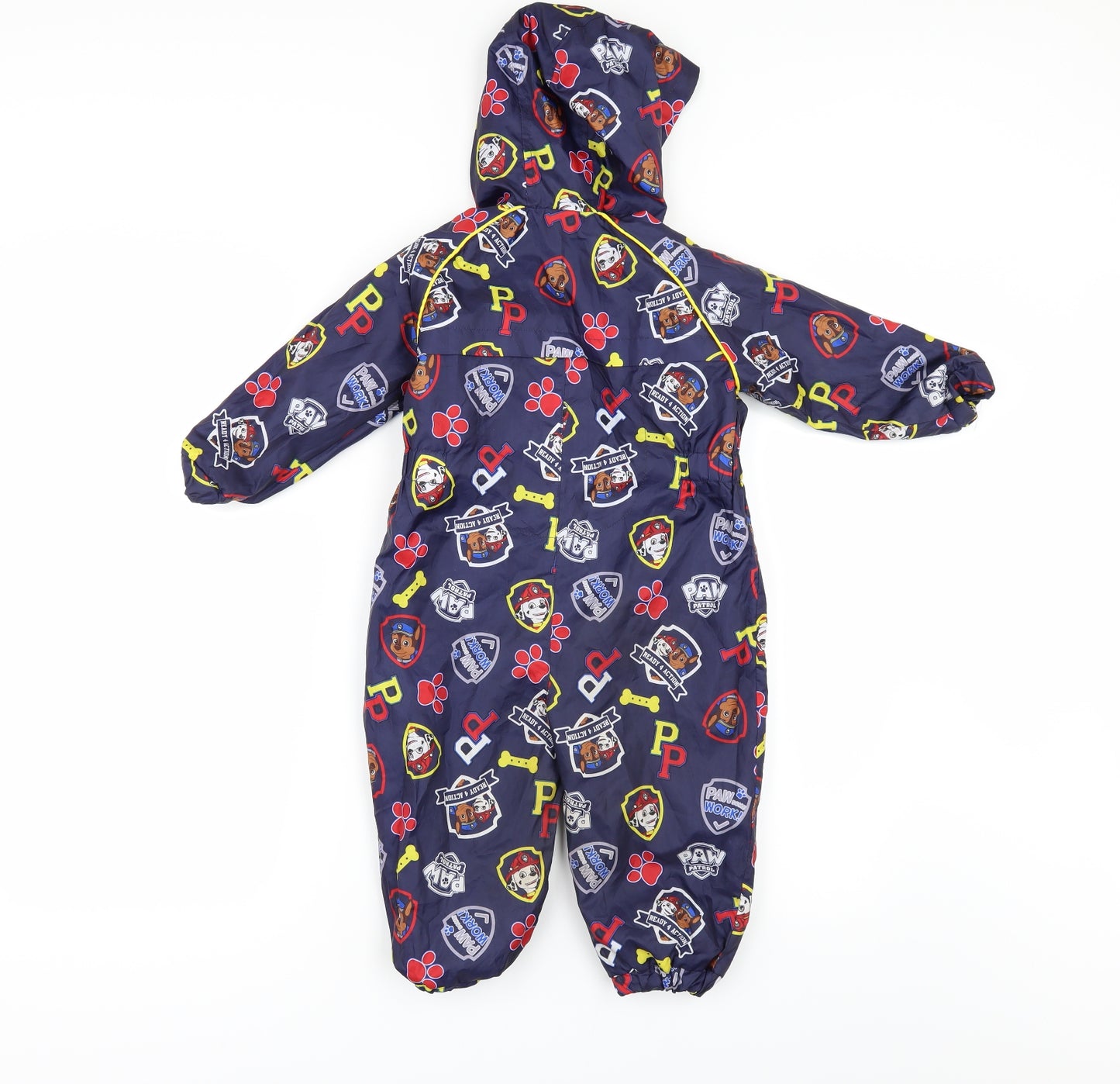 TU Boys Blue Geometric  Anorak Snowsuit Size 12-18 Months  - PAW PATROL