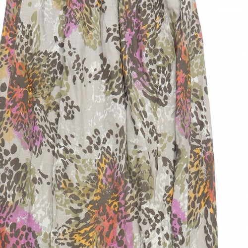 George Womens Beige Floral  Maxi  Size 16  - Strapless