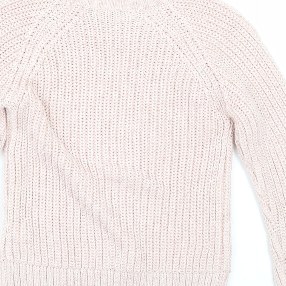 George Girls Pink   Pullover Jumper Size 7-8 Years