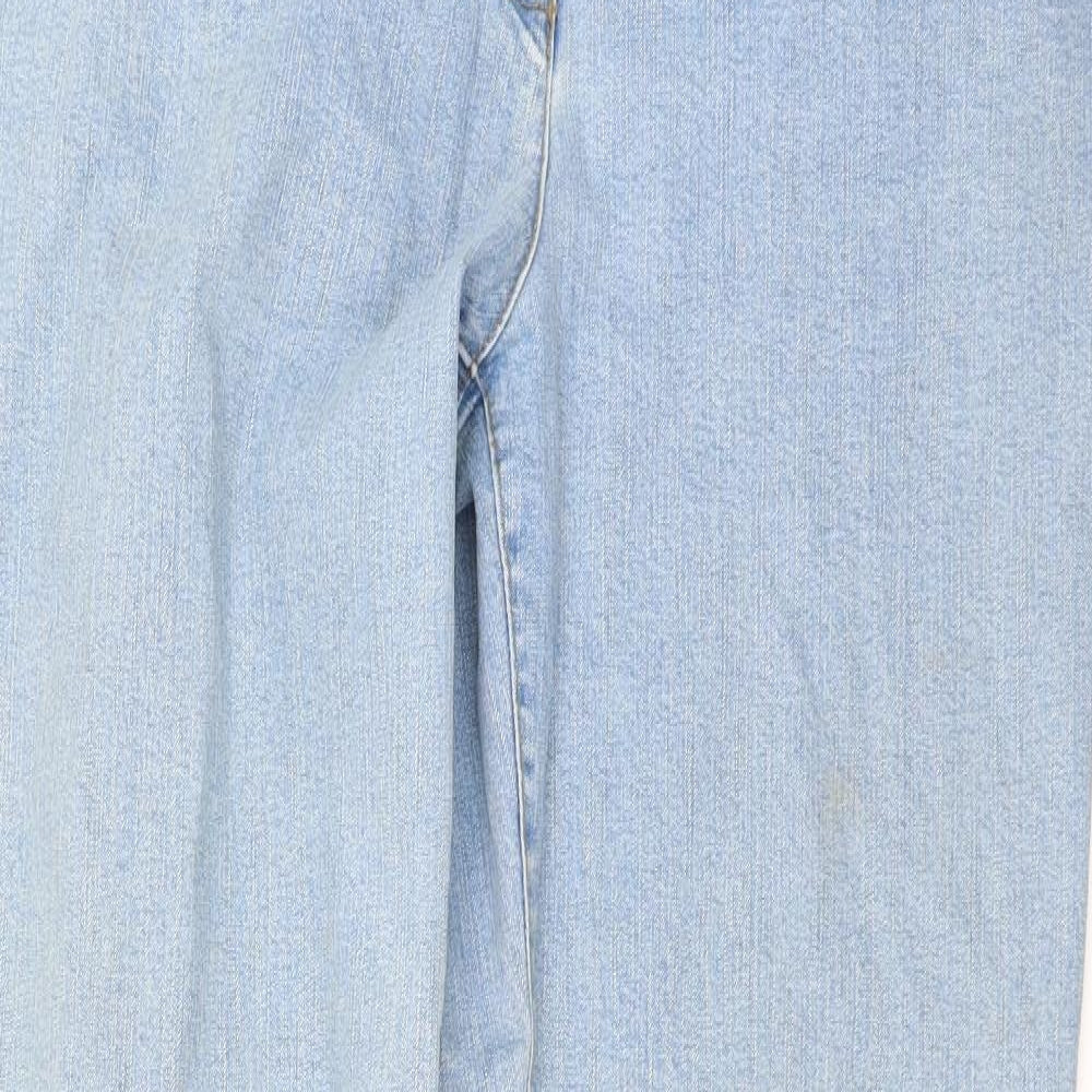 AriZona Womens Blue  Denim Wide-Leg Jeans Size 18 L35 in