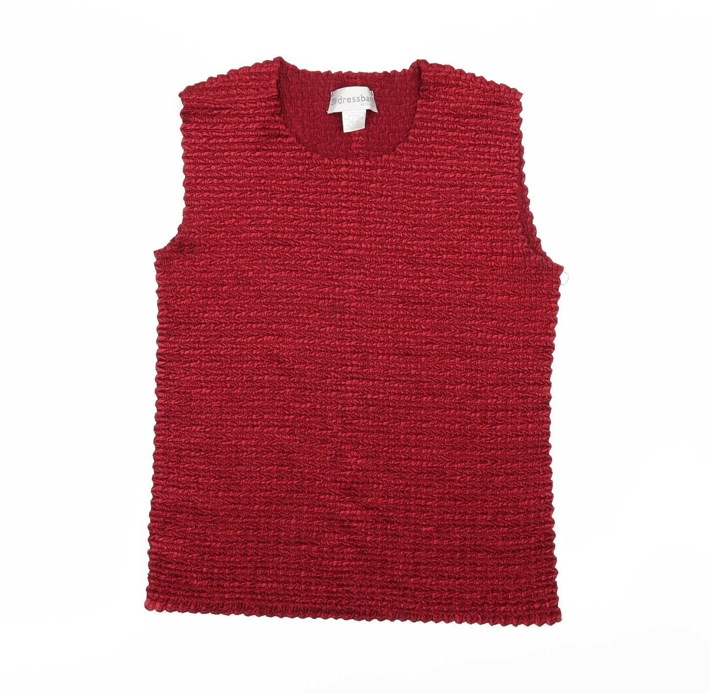 Dressbarn Womens Red   Basic T-Shirt Size 14