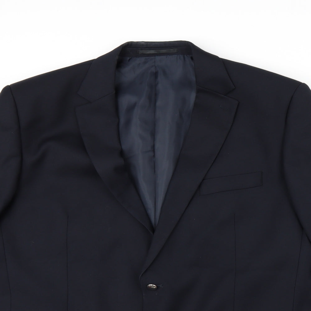 Karl Jackson Mens Blue   Jacket Suit Jacket Size 44