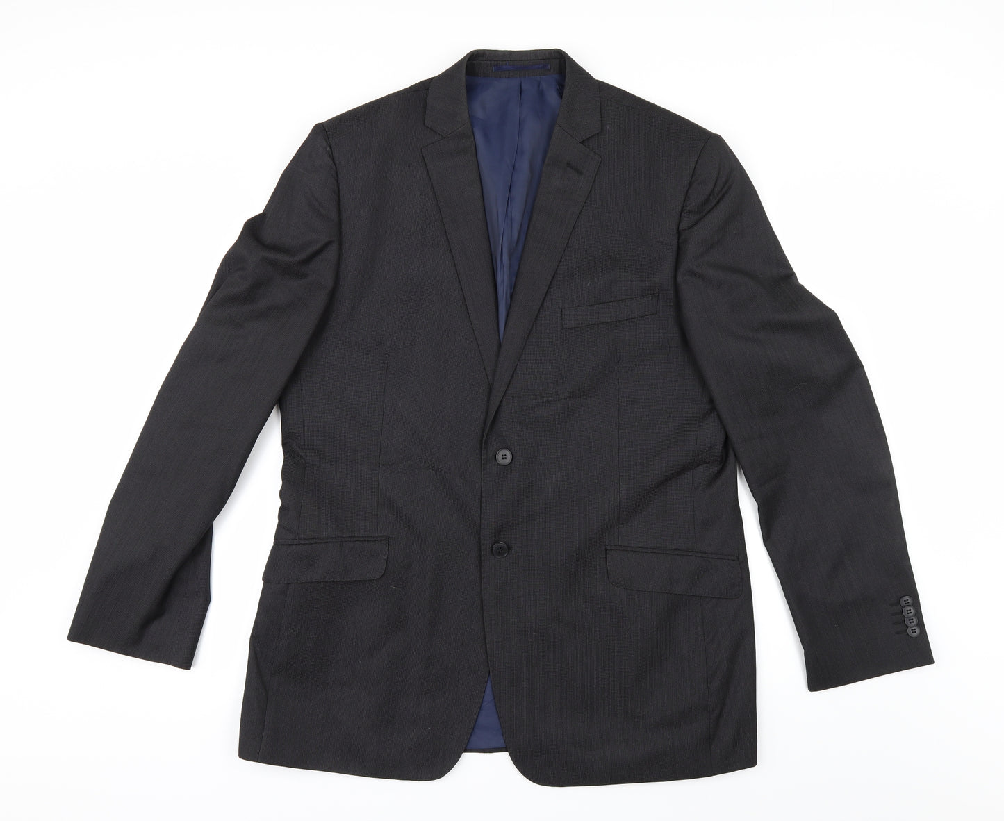 Daniel Hetcher Mens Grey   Jacket Suit Jacket Size 44