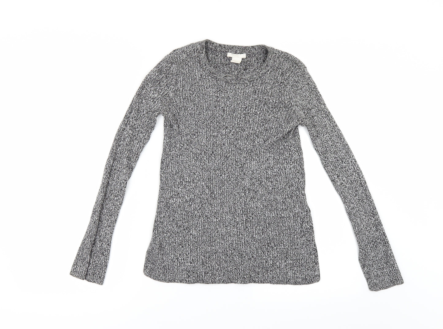 H&M Womens Grey   Pullover Jumper Size XS