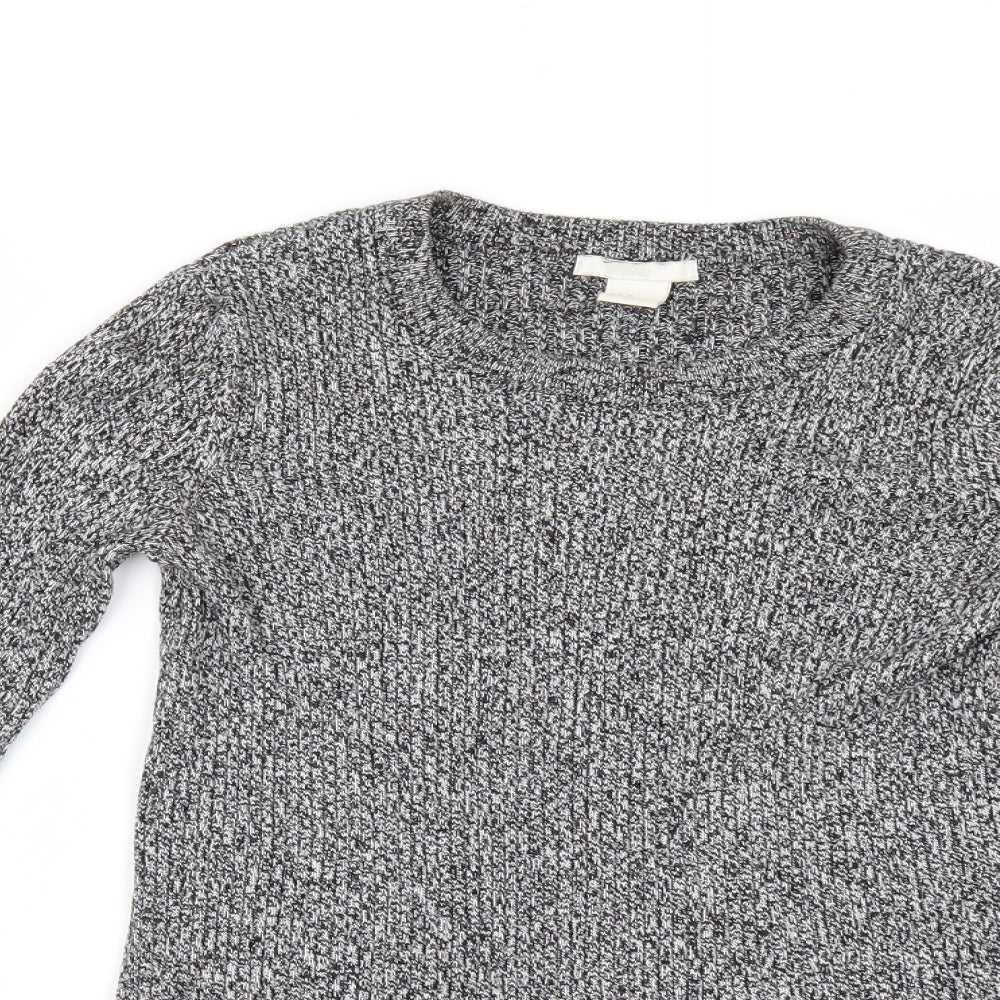 H&M Womens Grey   Pullover Jumper Size XS