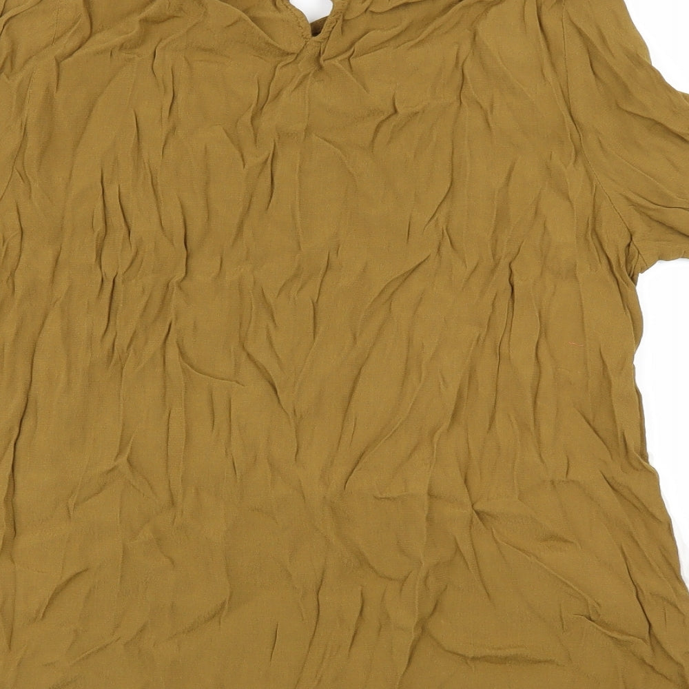 New Look Womens Brown   Basic T-Shirt Size 16