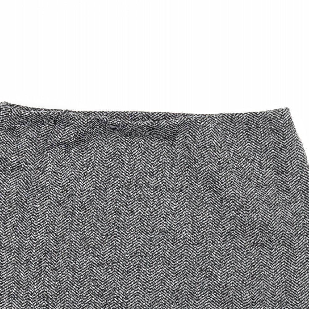 Papaya Womens Grey   Mini Skirt Size 12