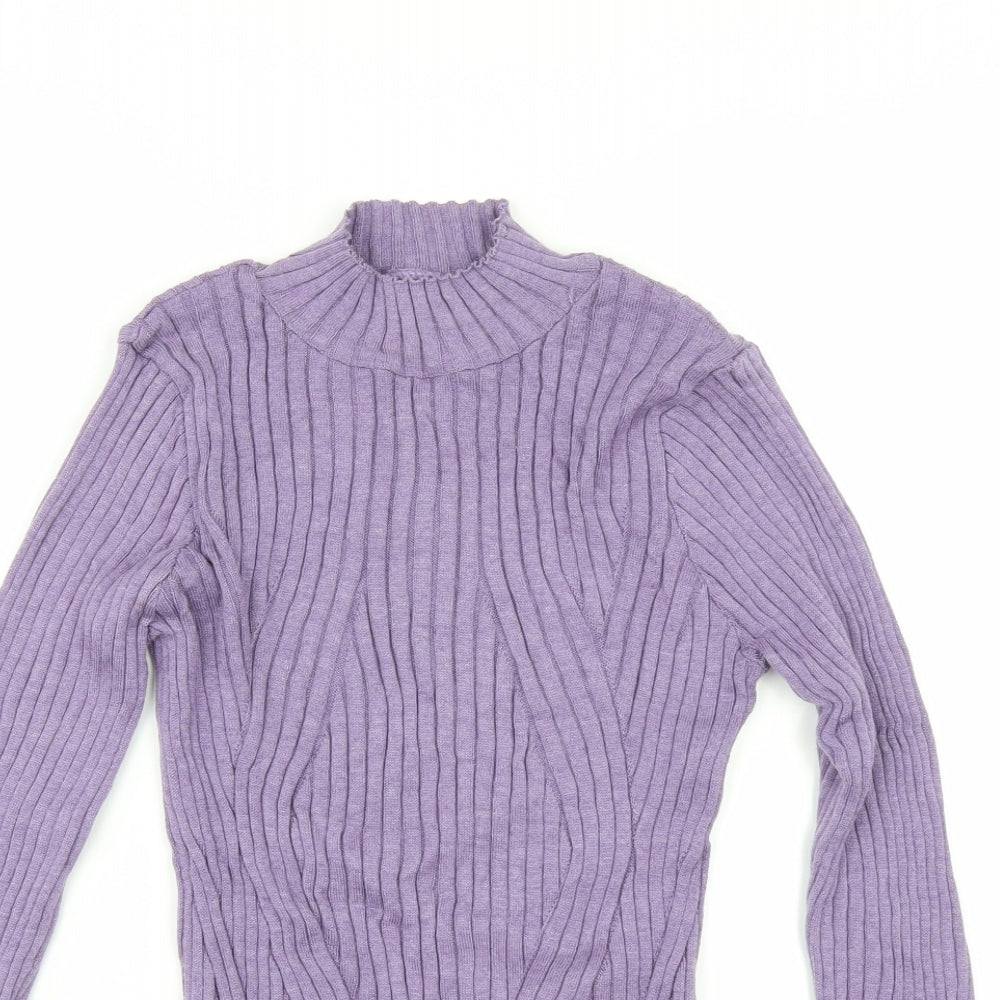 Primark Womens Purple   Pullover Jumper Size S
