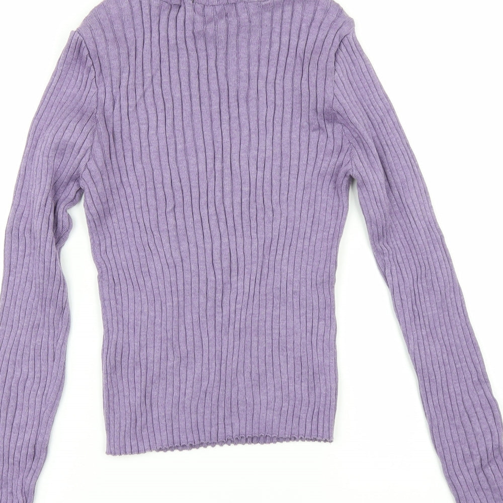 Primark Womens Purple   Pullover Jumper Size S