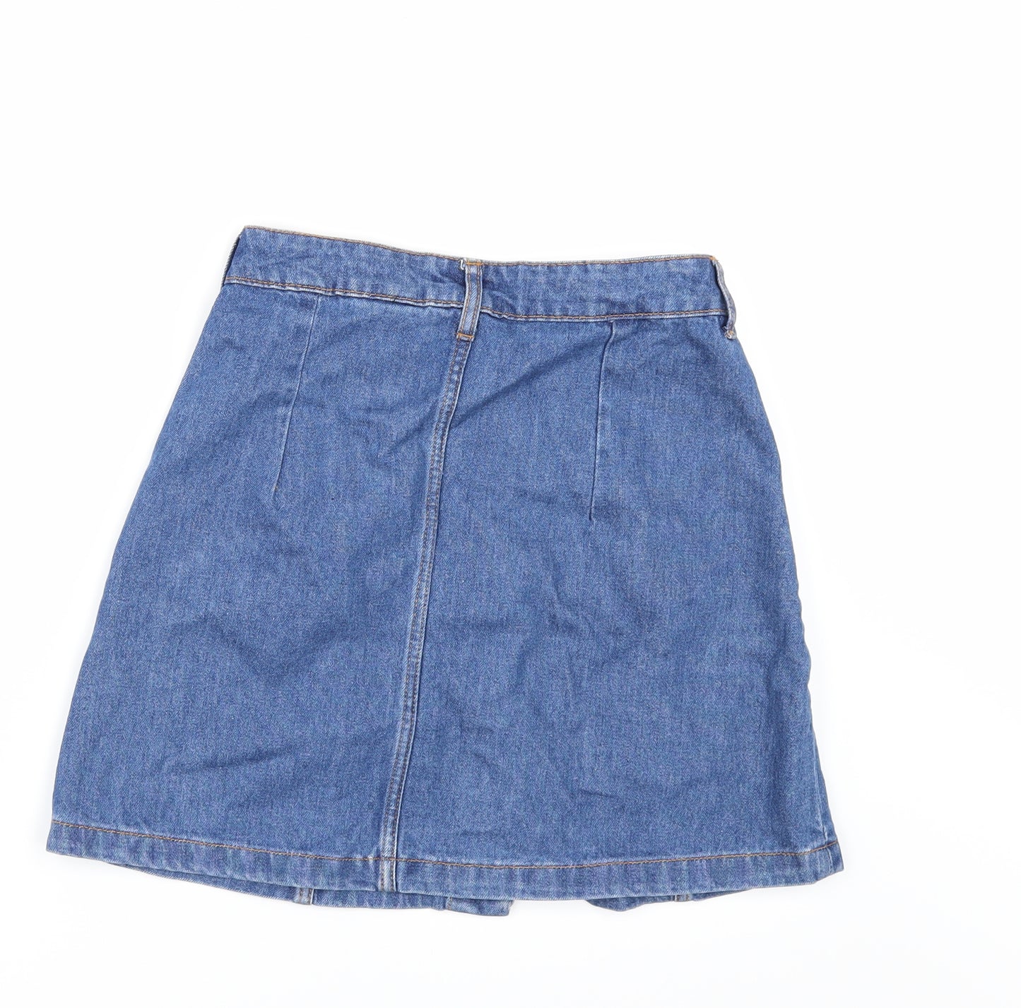 Divided by H&M Womens Blue  Denim Mini Skirt Size 4