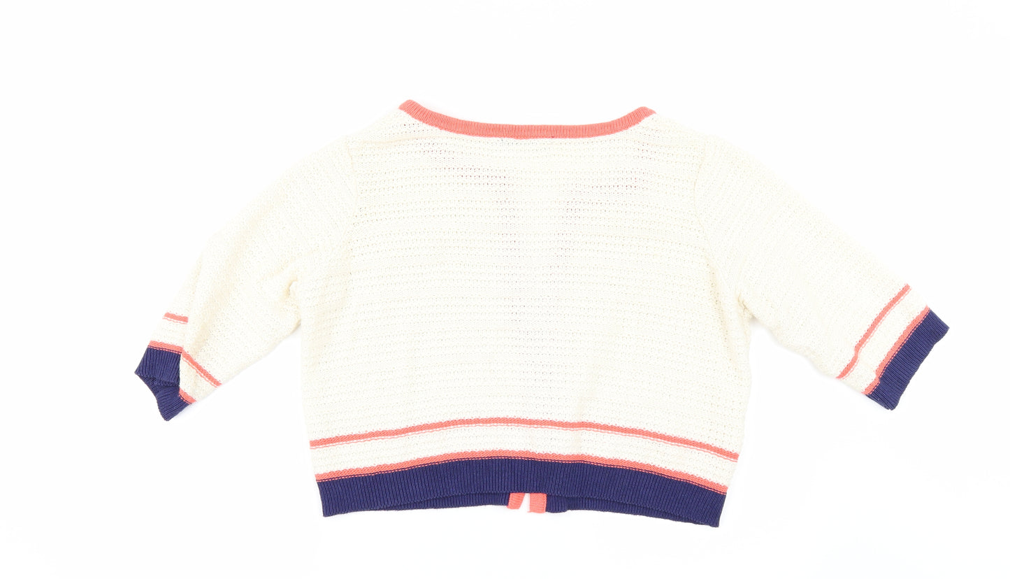 George Womens Ivory   Cardigan Jumper Size 10