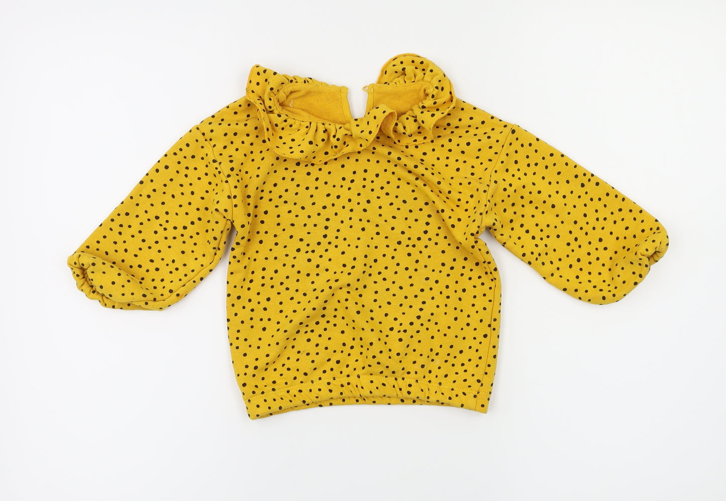 Preworn  Yellow   Henley Jumper Size 18-24 Months