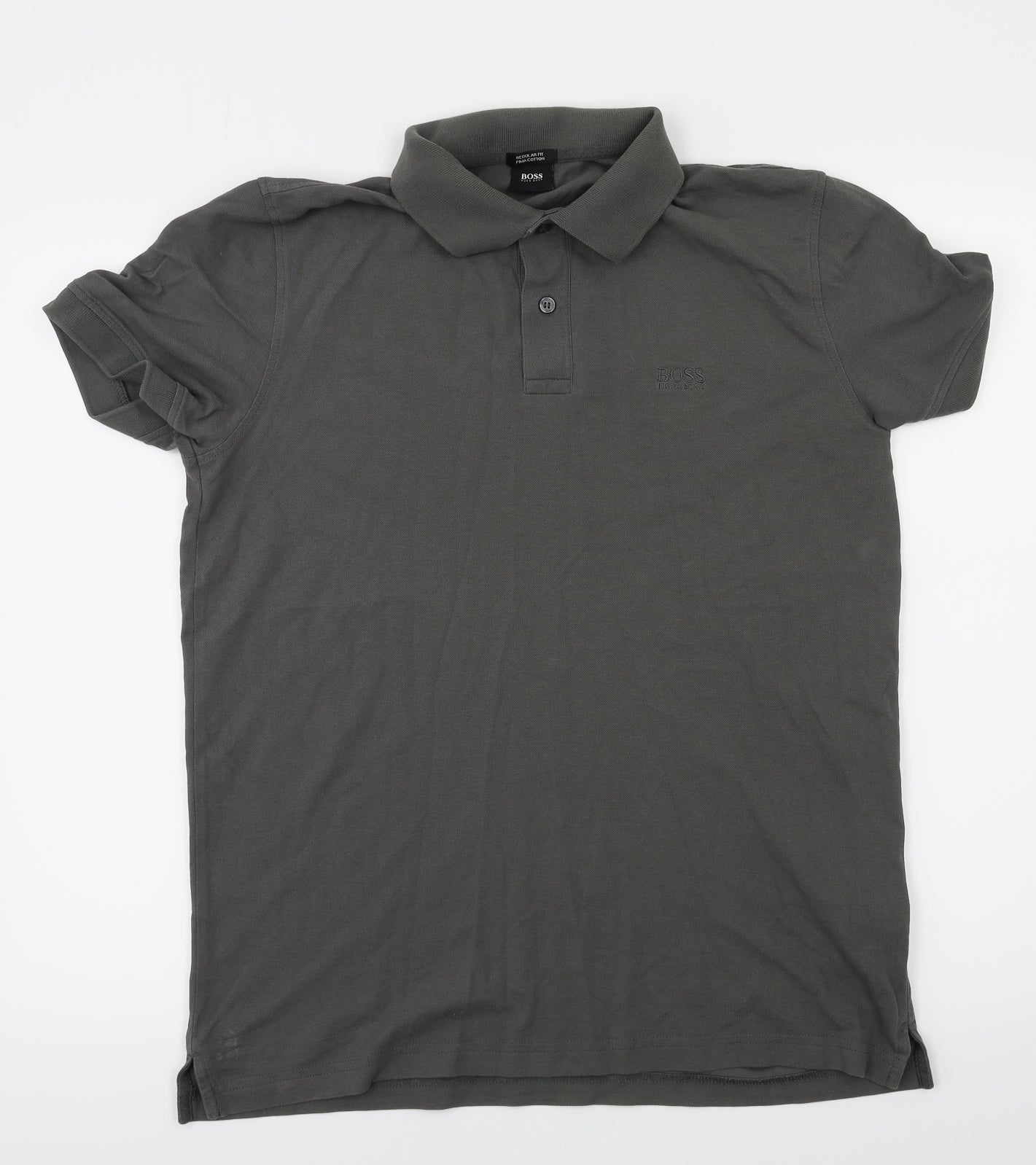 HUGO BOSS Mens Grey    Polo Size M