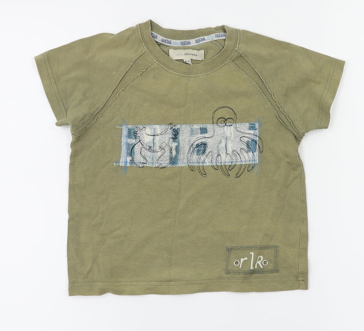 little rocha Boys Green Basic Casual Size 2-3 Years