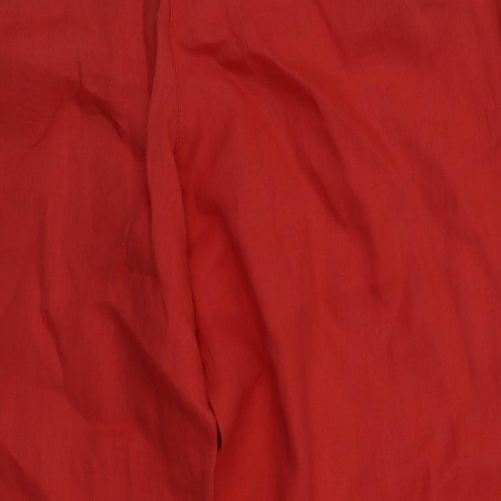 TU Womens Red   Trousers  Size 14 L26 in