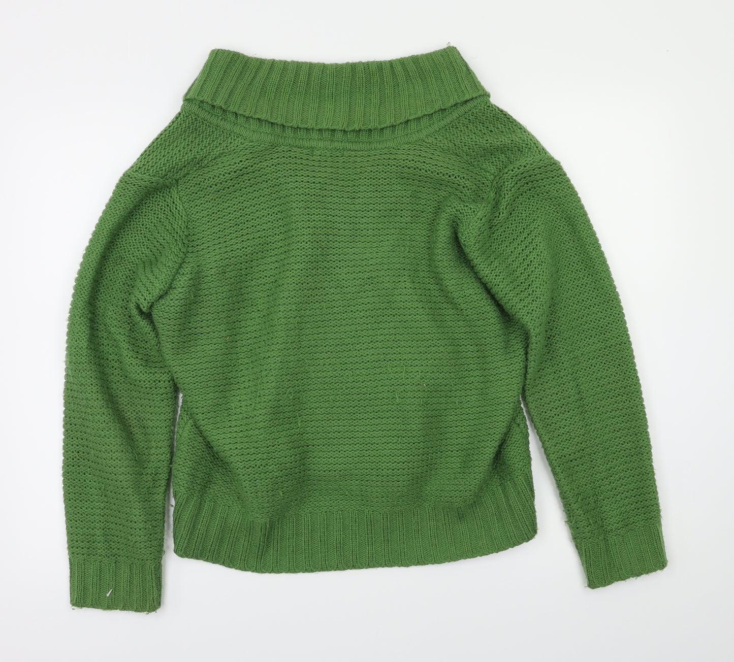 BM Womens Green   Cardigan Jumper Size L