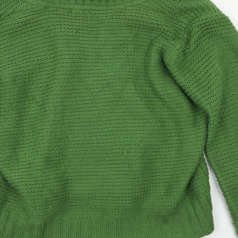 BM Womens Green   Cardigan Jumper Size L