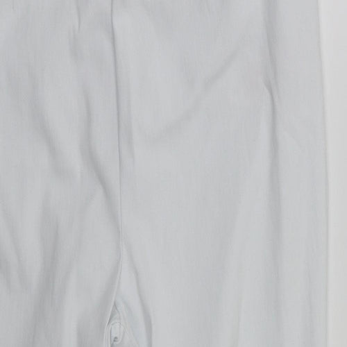 Preworn Womens White   Trousers  Size 14 L20 in