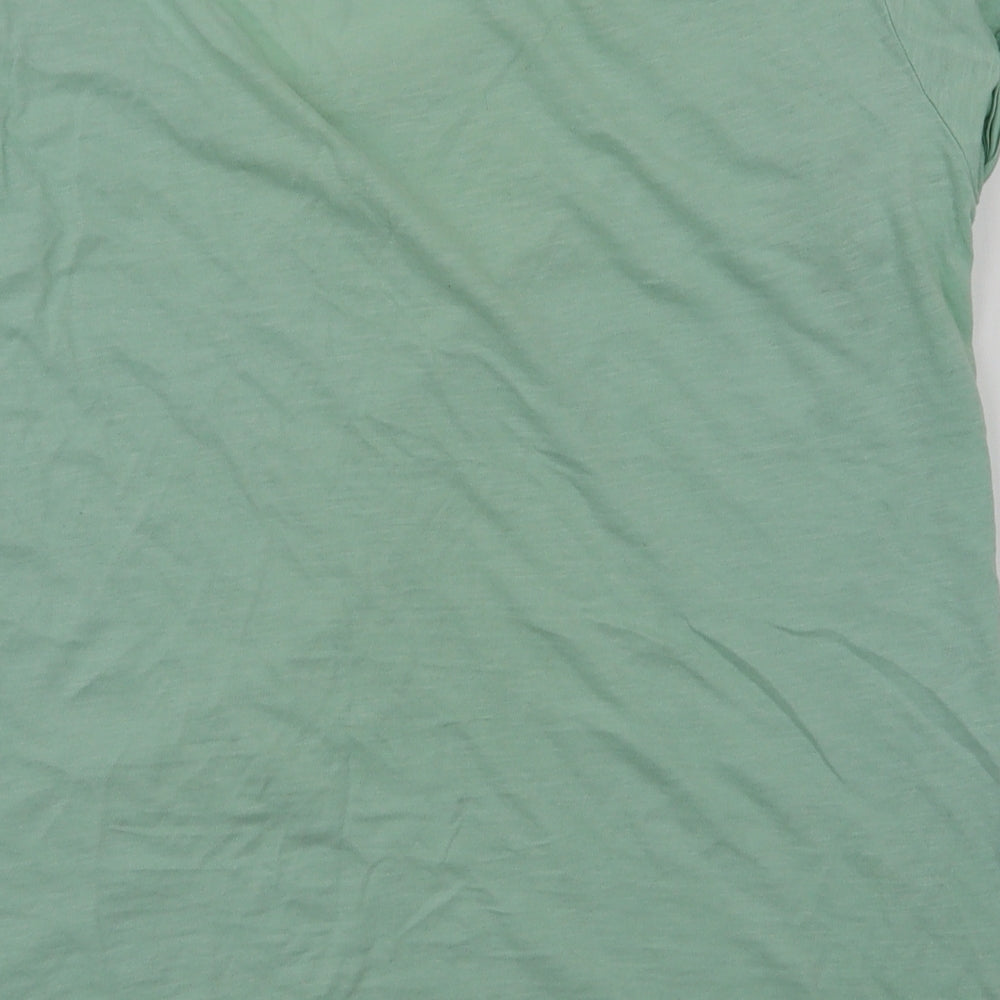 H&M Womens Green   Basic T-Shirt Size S