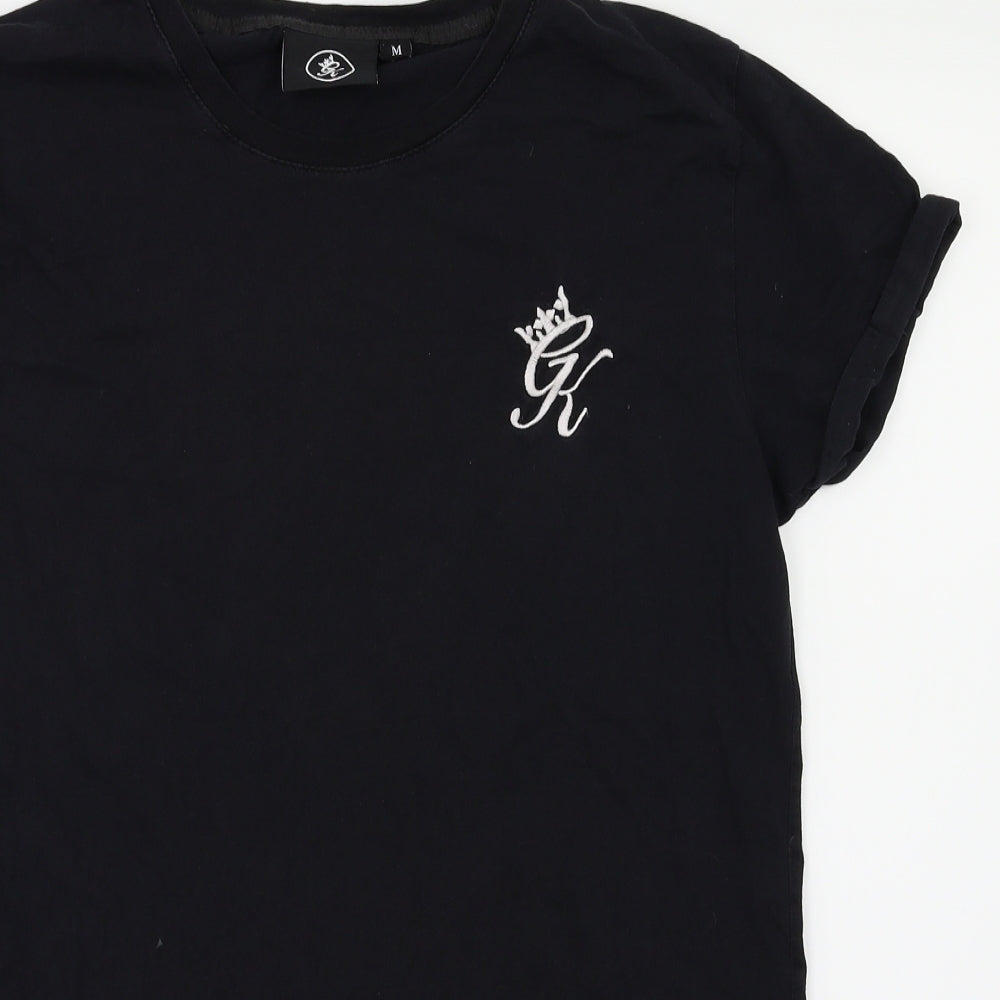 gymking Mens Black    T-Shirt Size M